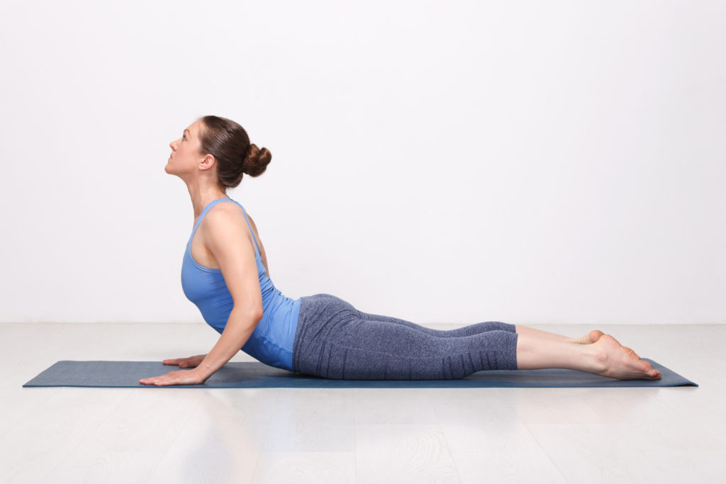 Ejercicio de yoga y pilates